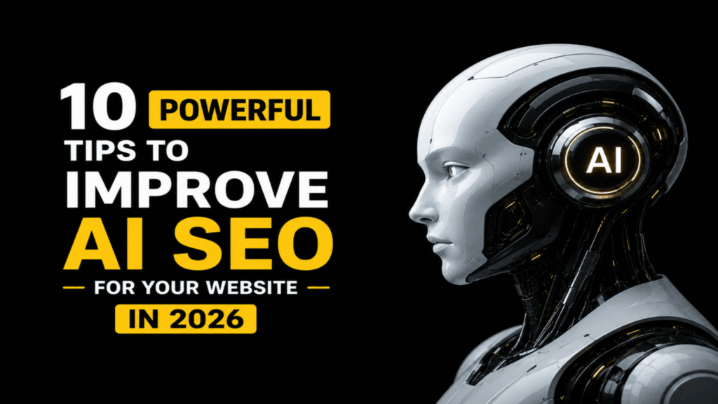 10 Tips to Improve AI SEO for Your Website in 2026