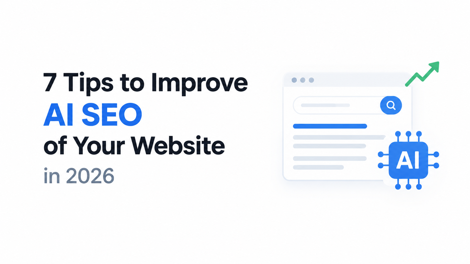 7 Tips to Improve AI SEO of Your Website in 2026