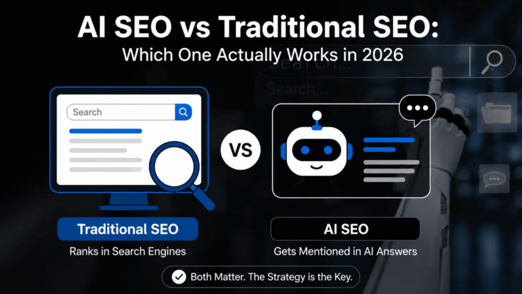 AI SEO vs Traditional SEO Which One Actually Works in 2026