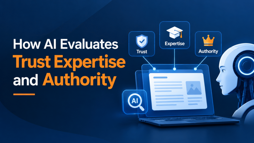 How AI Evaluates Trust Expertise and Authority