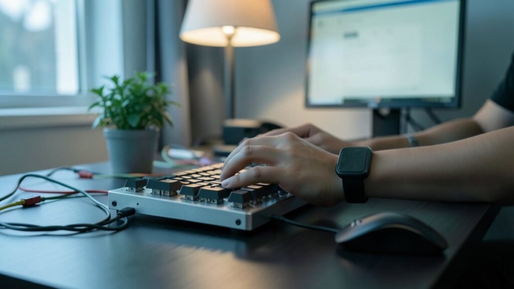 Developer at keyboard representing common website SEO mistakes that can hurt search rankings